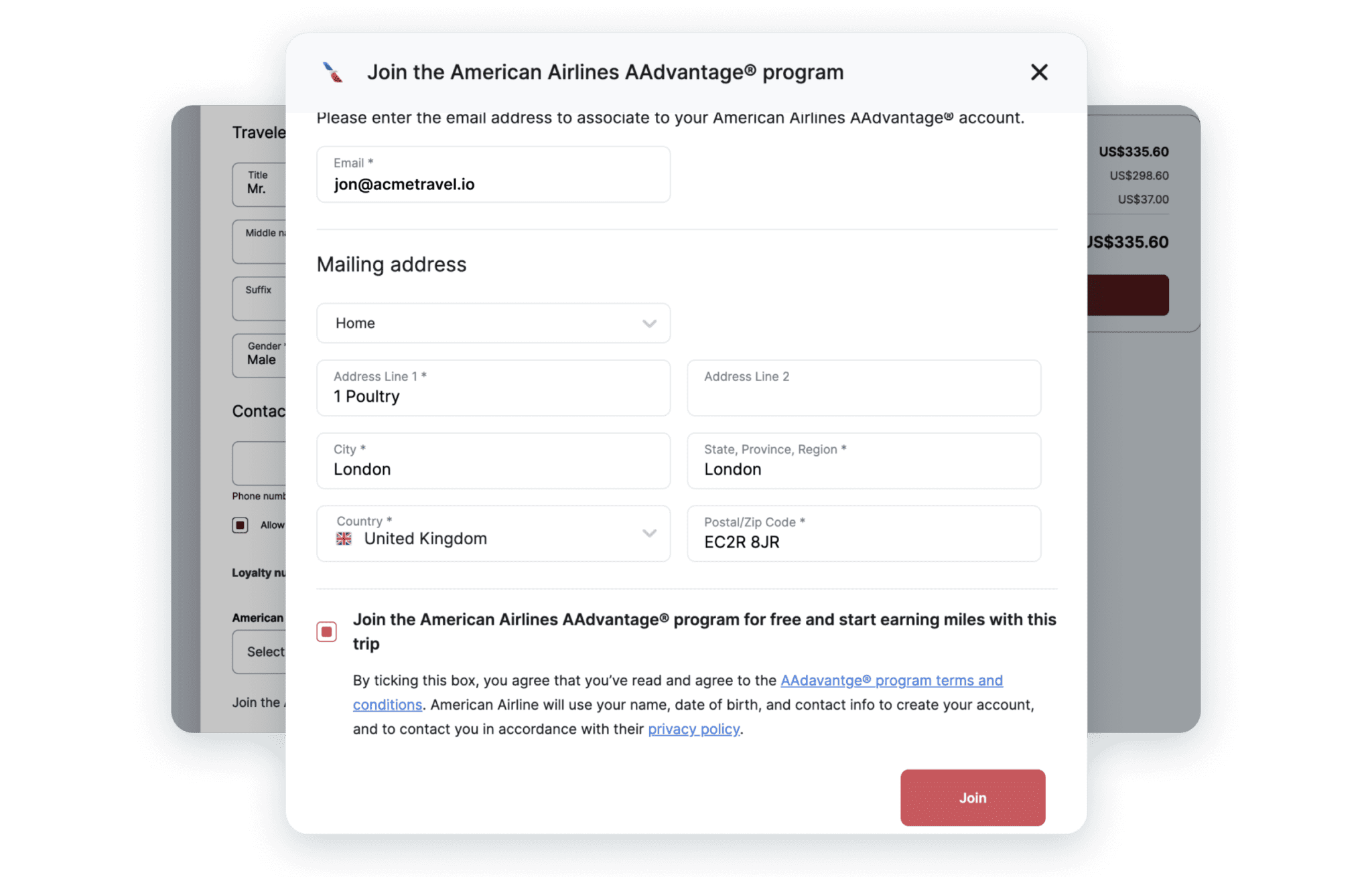 Mileage Partners With American Airlines